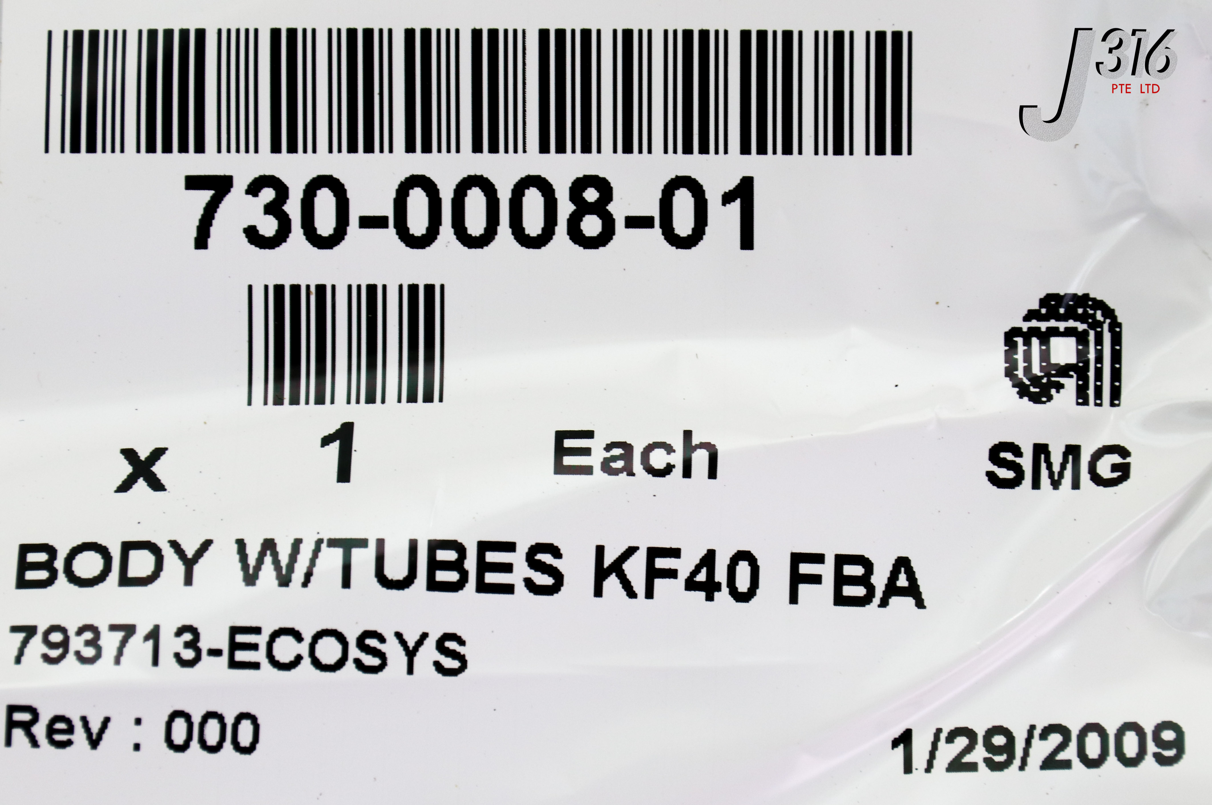 19746 APPLIED MATERIALS BODY W/ TUBES KF40 FBA 793713-ECOSYS (NEW